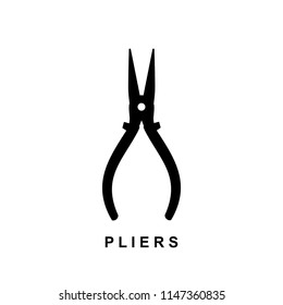 pliers icon illustration isolated vector sign symbol