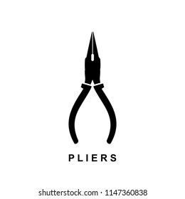pliers icon illustration isolated vector sign symbol