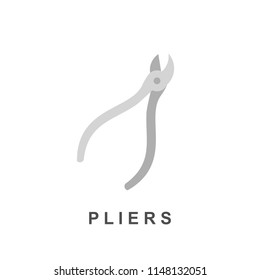 pliers icon illustration isolated vector sign symbol