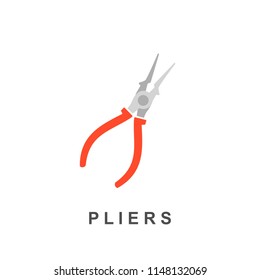 pliers icon illustration isolated vector sign symbol