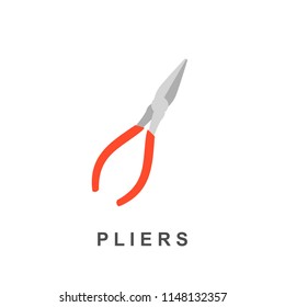pliers icon illustration isolated vector sign symbol
