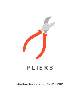 pliers icon illustration isolated vector sign symbol