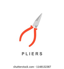 pliers icon illustration isolated vector sign symbol