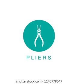 pliers icon illustration isolated vector sign symbol