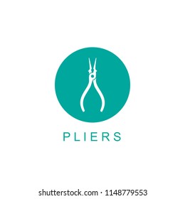 pliers icon illustration isolated vector sign symbol