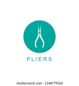 pliers icon illustration isolated vector sign symbol