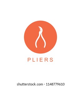 pliers icon illustration isolated vector sign symbol