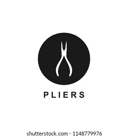 pliers icon illustration isolated vector sign symbol