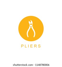 pliers icon illustration isolated vector sign symbol