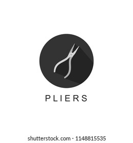 pliers icon illustration isolated vector sign symbol