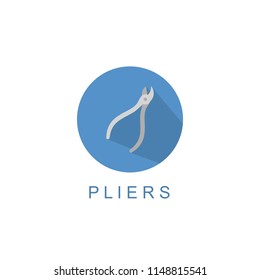 pliers icon illustration isolated vector sign symbol
