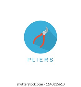 pliers icon illustration isolated vector sign symbol