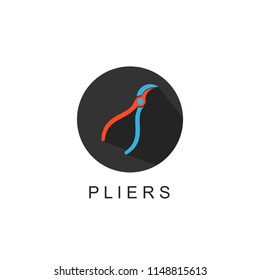 pliers icon illustration isolated vector sign symbol