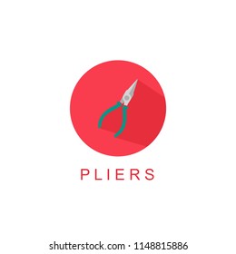 pliers icon illustration isolated vector sign symbol
