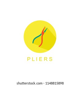 pliers icon illustration isolated vector sign symbol