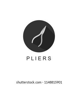 pliers icon illustration isolated vector sign symbol