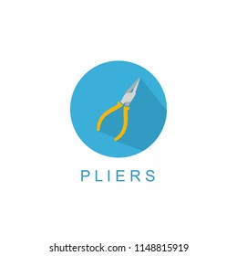 pliers icon illustration isolated vector sign symbol