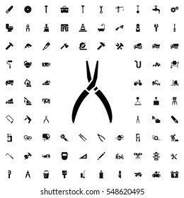 pliers icon illustration isolated vector sign symbol