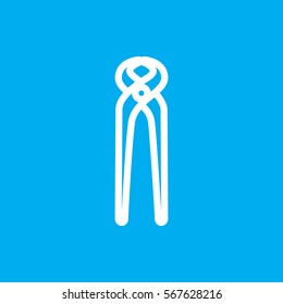 pliers icon illustration isolated vector sign symbol
