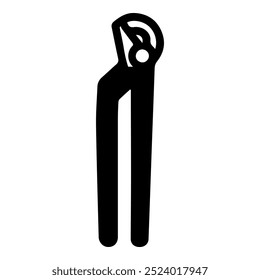 Pliers Icon Illustration. Workshop Working Tools.