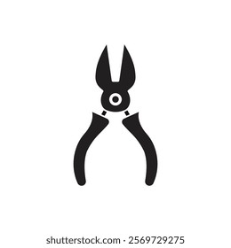 Pliers icon Line Art Logo set