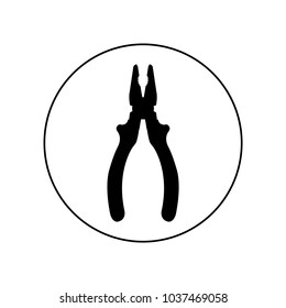 Pliers icon, logo
