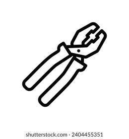 Pliers icon for repair tools
