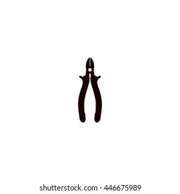 pliers icon. pliers sign