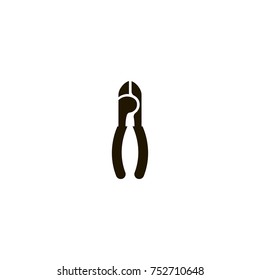 pliers icon. sign design