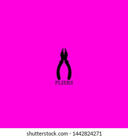 pliers icon sign signifier vector