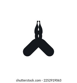 Pliers icon. Simple style repair company big sale poster background symbol. Pliers brand logo design element. Pliers t-shirt printing. vector for sticker.