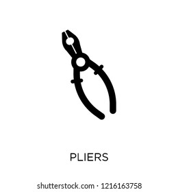 Pliers icon. Pliers symbol design from Industry collection. Simple element vector illustration on white background.