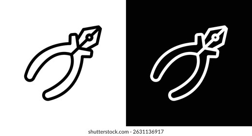 Pliers icon vector collection. vector sign illustration