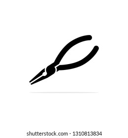 pliers icon, vector concept illustration for design.