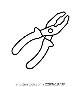 pliers icon vector design template in white background