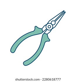 pliers icon vector design template in white background