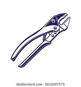 Pliers icon vector design template in white background.