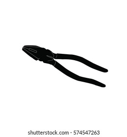 Pliers icon Vector Illustration on the white background.