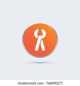 pliers icon. work sign