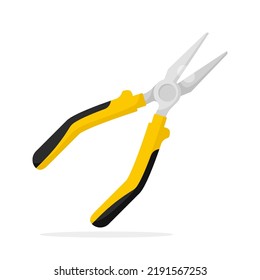 Pliers isolated on white background