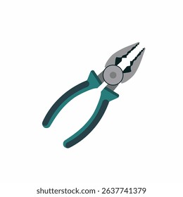 pliers isolated on white.pliers icon design