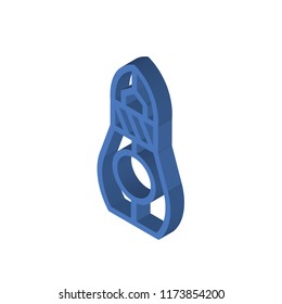 Pliers isometric left top view 3D icon