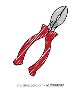 pliers key tool icon