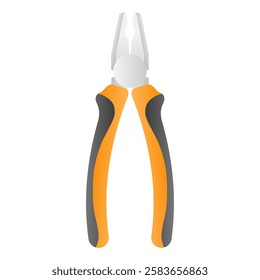 Pliers Repair Equipment Vector. Hand Tools Pliers Icon. Work Tools Pliers Elements.