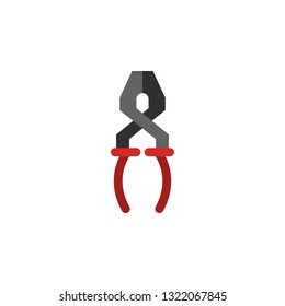 pliers, repair tool icon. Element of color construction icon. Premium quality graphic design icon. Signs and symbols collection icon for websites, web design, mobile app