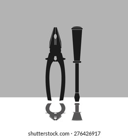 pliers screwdriver