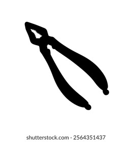 Pliers silhouette icon vector design.
