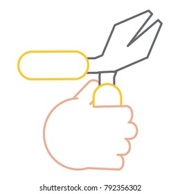 pliers tool icon