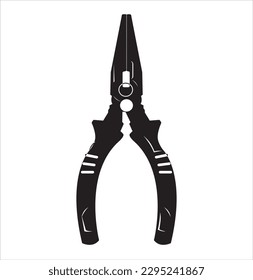 Pliers tool icon. Flat illustration of pliers tool vector icon for web design