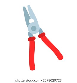 Pliers tool icon. Flat illustration of pliers tool vector icon for web